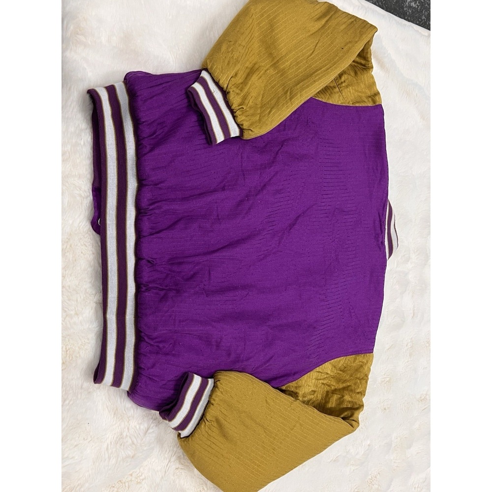 VINTAGE Los Angeles Lakers  Womens Medium Eurosilk Varsity Style - Picture 9 of 9